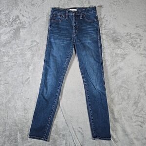 Madewell Jeans Womens 27 Blue 10"High‎ Riser Skinny Skinny Medium Stretch Casual